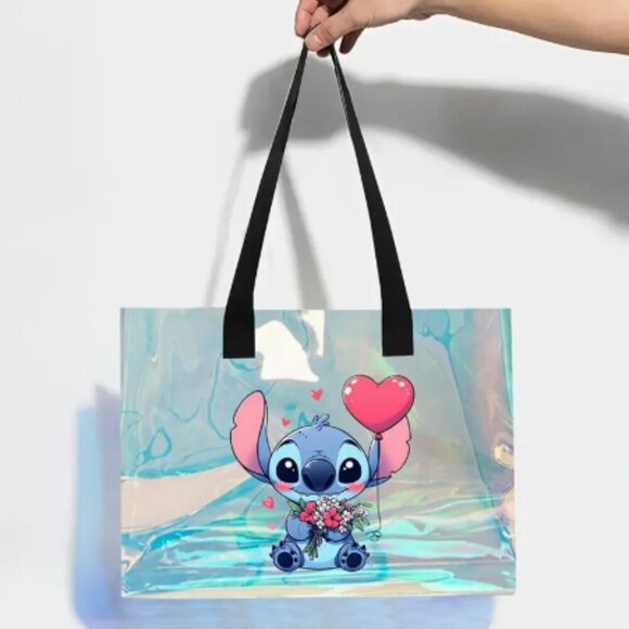 Stitch Holographic Laser Tote Bag NWT - Picture 4 of 4